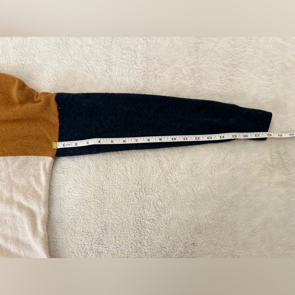Madewell Colorblock Ashbury Mock Neck Sweater - Picture 6 of 10
